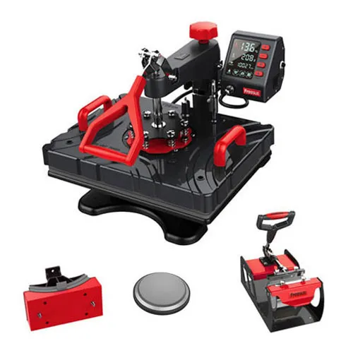 P8100 Freesub Combo 5'i 1 Arada Transfer Baskı Presi 29x38 cm