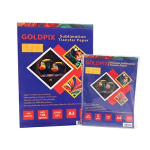 Goldpix Premium A4 ve A3 Süblimasyon Transfer Kağıtlar - 108gr.